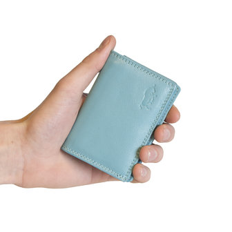 bijkeuken West Teken een foto Leren mini portemonnee van lichtblauw leer kopen? • Arrigo.nl