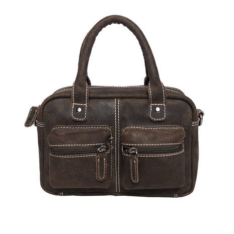 Donkerbruin Leren Tas - Westernbag - Arrigo