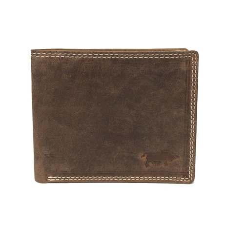 Billfold heren portemonnee van lichtbruin leer - Arrigo.nl