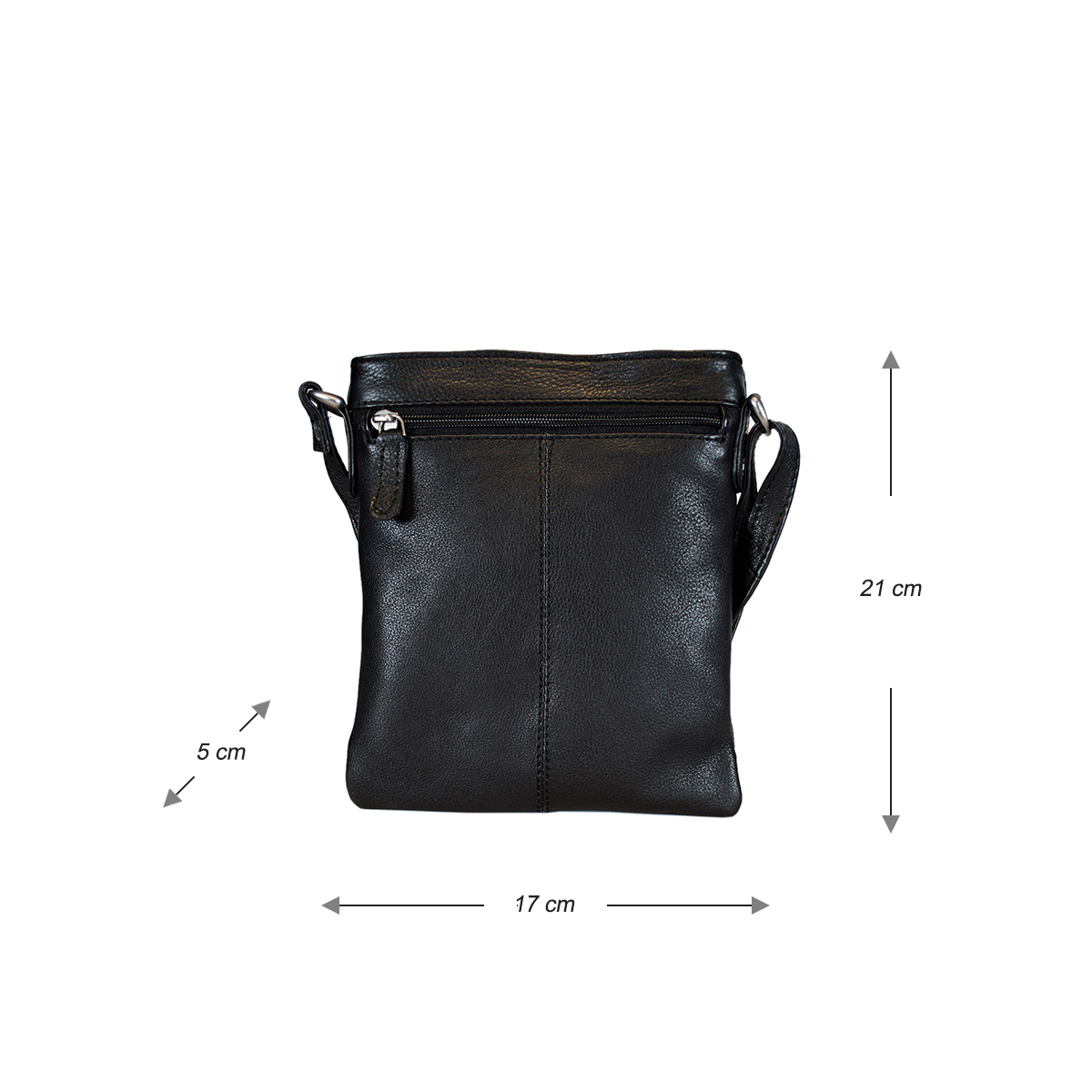 woestenij samenkomen vlot Crossbody tas - schoudertas van zwart leer kopen? • Arrigo.nl