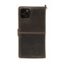 Apple iPhone 11 Bookcase Hoesje Donkerbruin Leer