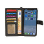 Apple iPhone 8 Bookcase Hoesje Zwart Leer