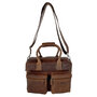 Ruime western stijl schoudertas met ruimte voor een 13 inch laptop