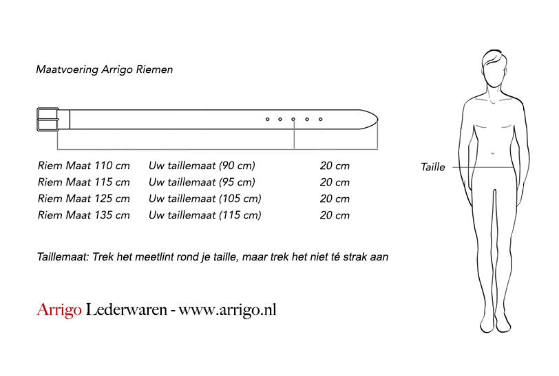 Rode Leren Riem met Kroko Print - 4 cm Breed - Arrigo Leather Goods