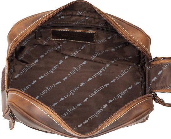 Toilettas Cognac - Arrigo Leather Goods