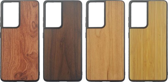 Galaxy S21 Ultra Hoesje - Hout